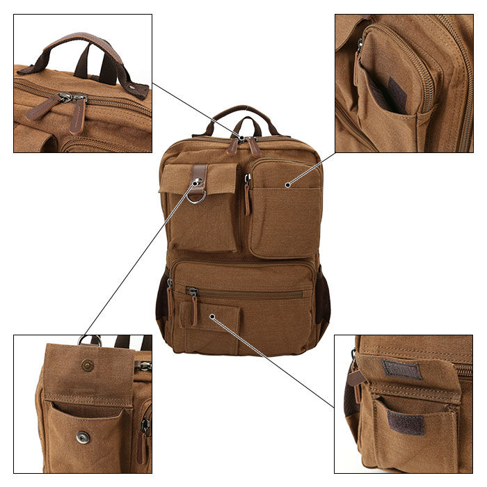 BACKYARD FAMILY「リュック メンズ 大容量 通販 リュックサック ディパック 大容量 キャンバス 帆布 ポケット」|リュック|