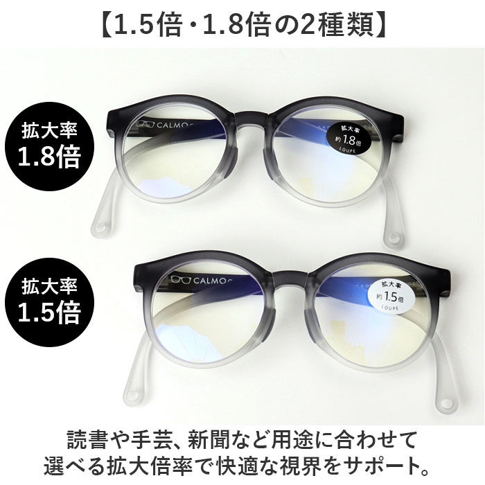 BACKYARD FAMILY「メガネ型ルーペ 通販 眼鏡型拡大鏡 折りたたみメガネ 拡大鏡 折りたたみ 拡大ルーペ メガネタイプ」|メガネ|