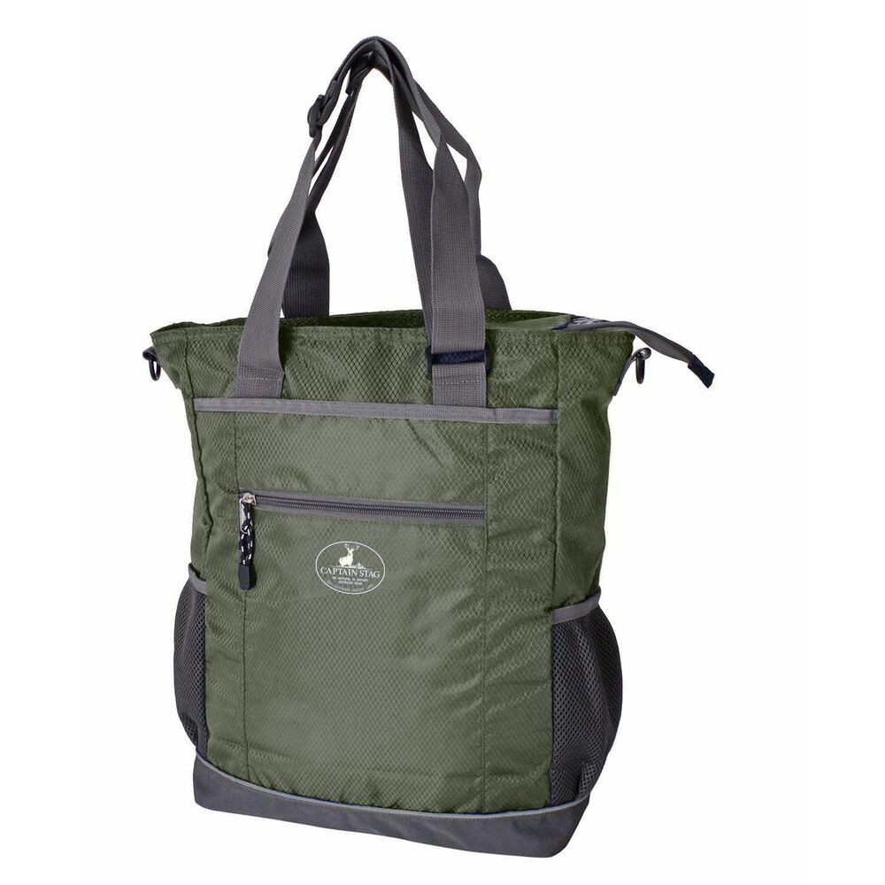 BACKYARD FAMILY「CAPTAIN STAG トートバッグ 1315 通販 キャプテンスタッグ リュック」|リュック|グリーン1