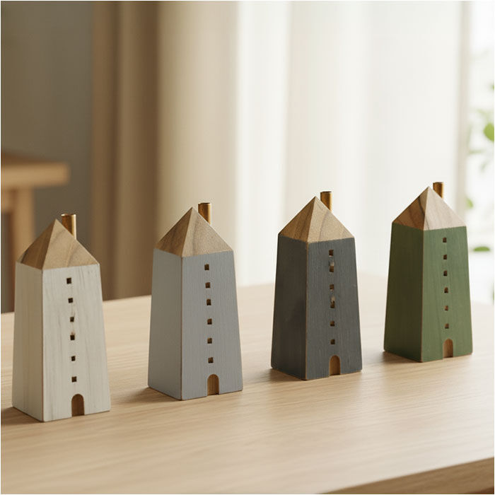 BACKYARD FAMILY「オブジェ インテリア 置物 通販 木のお家 一輪挿し 飾り 木製 インテリア雑貨 フラワーベース」|その他|