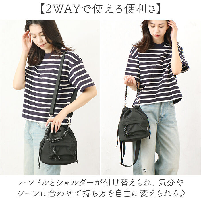 BACKYARD FAMILY「トートバッグ レディース 2way 巾着 通販 バッグ バック ショルダーバッグ トート 手提げ」|その他|