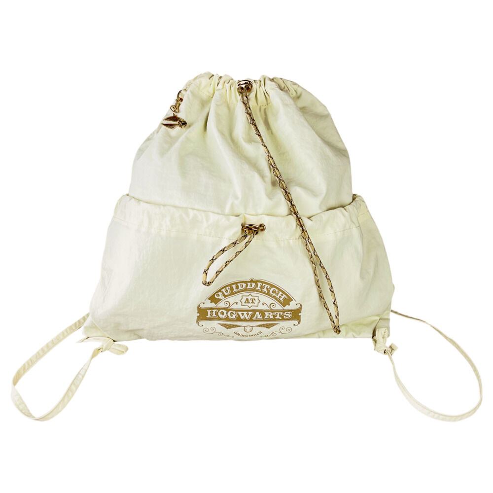 BACKYARD FAMILY「FLAPPER Harry Potter ナップサック 通販 ハリーポッター コラボ グッズ」|リュック|ホワイト1
