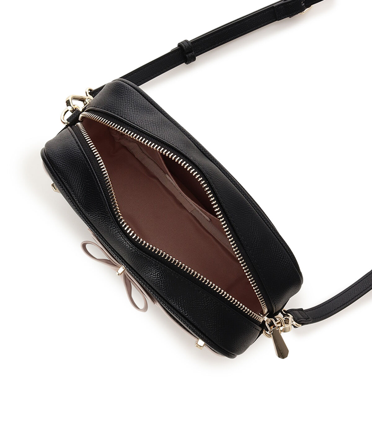 Samantha Vega「バイカラーアクセントリボンミニショルダーバッグ」|ショルダー・メッセンジャー|