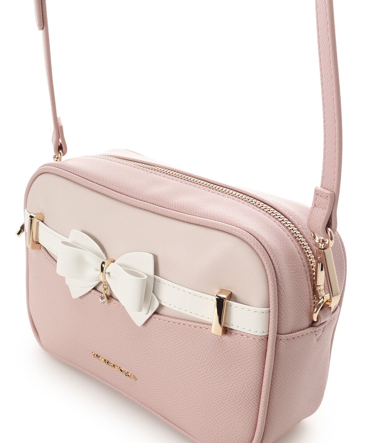 Samantha Vega「バイカラーアクセントリボンミニショルダーバッグ」|ショルダー・メッセンジャー|