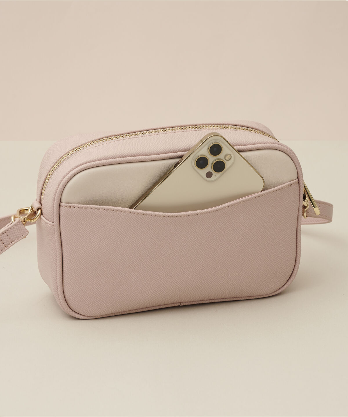 Samantha Vega「バイカラーアクセントリボンミニショルダーバッグ」|ショルダー・メッセンジャー|