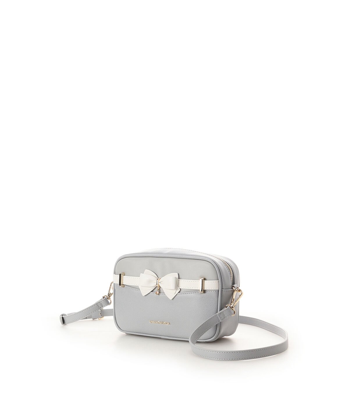 Samantha Vega「バイカラーアクセントリボンミニショルダーバッグ」|ショルダー・メッセンジャー|