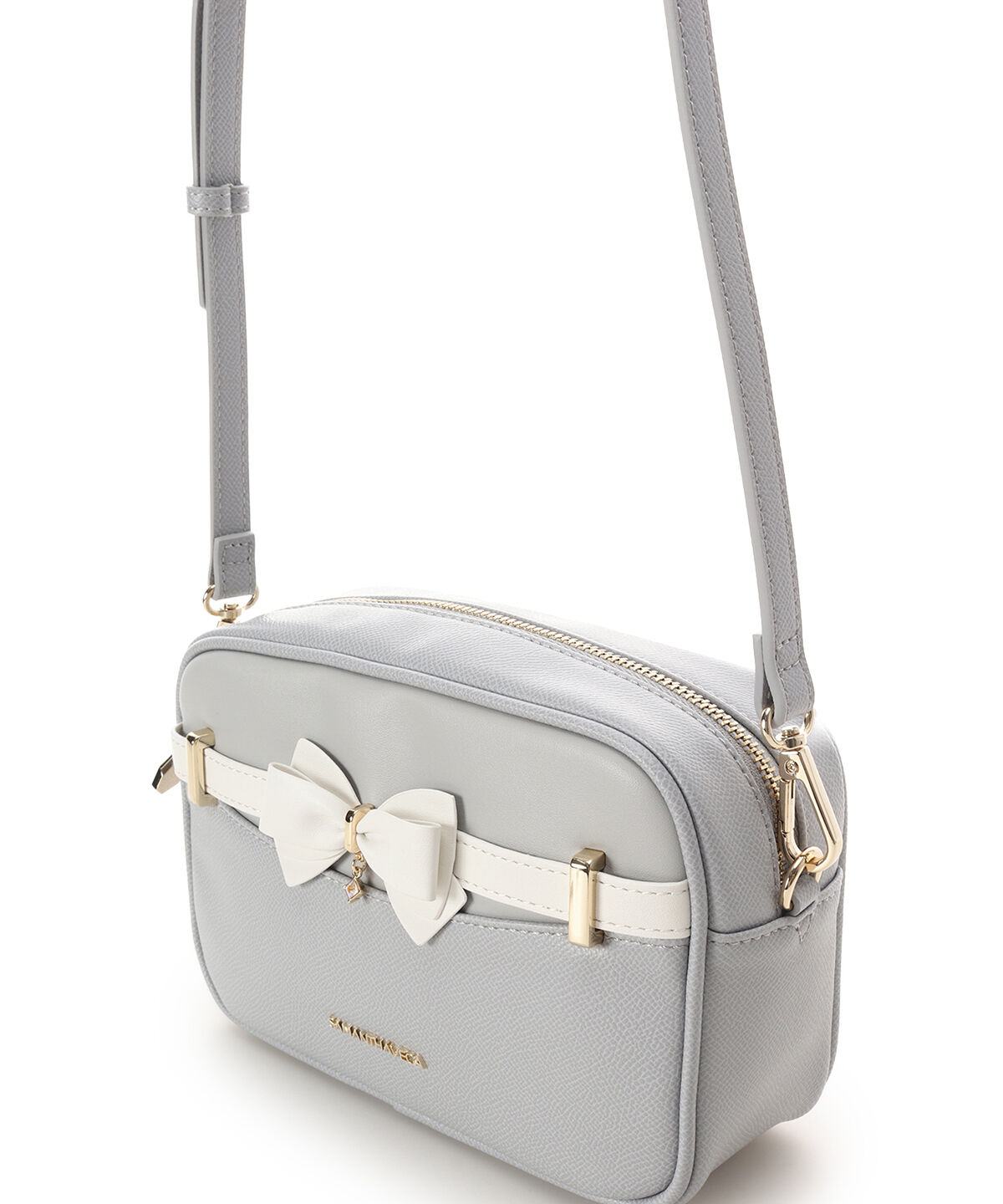Samantha Vega「バイカラーアクセントリボンミニショルダーバッグ」|ショルダー・メッセンジャー|