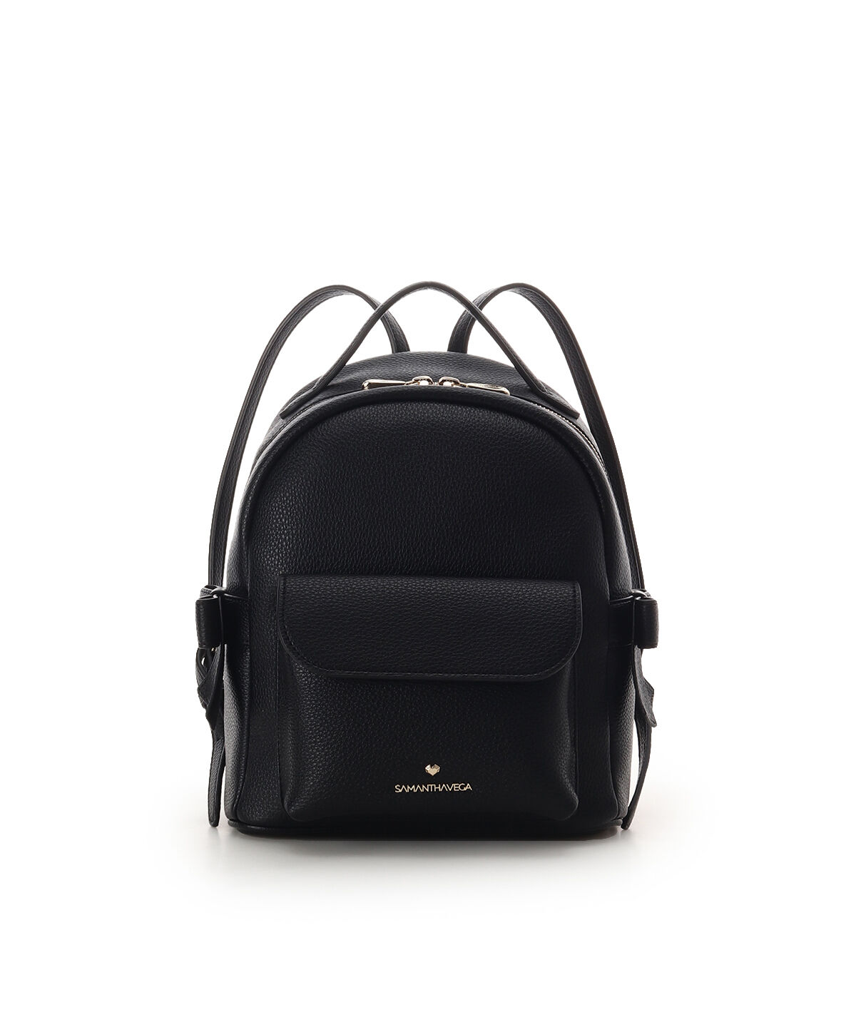 Samantha Vega「スクエアリボンリュック」|リュック|ブラック