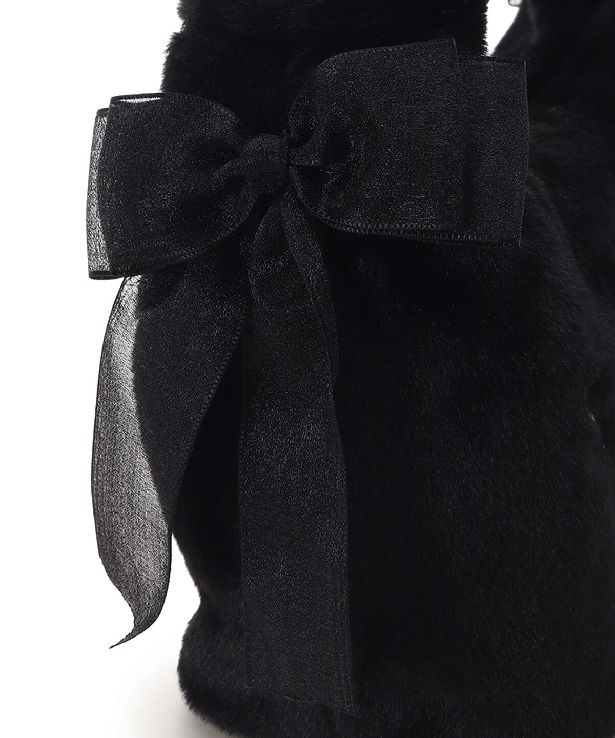 Samantha Vega「シフォンリボンファーワンハンドルバッグ」|ハンドバッグ|