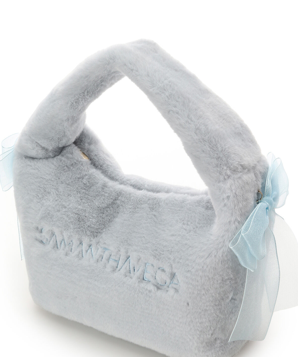 Samantha Vega「シフォンリボンファーワンハンドルバッグ」|ハンドバッグ|