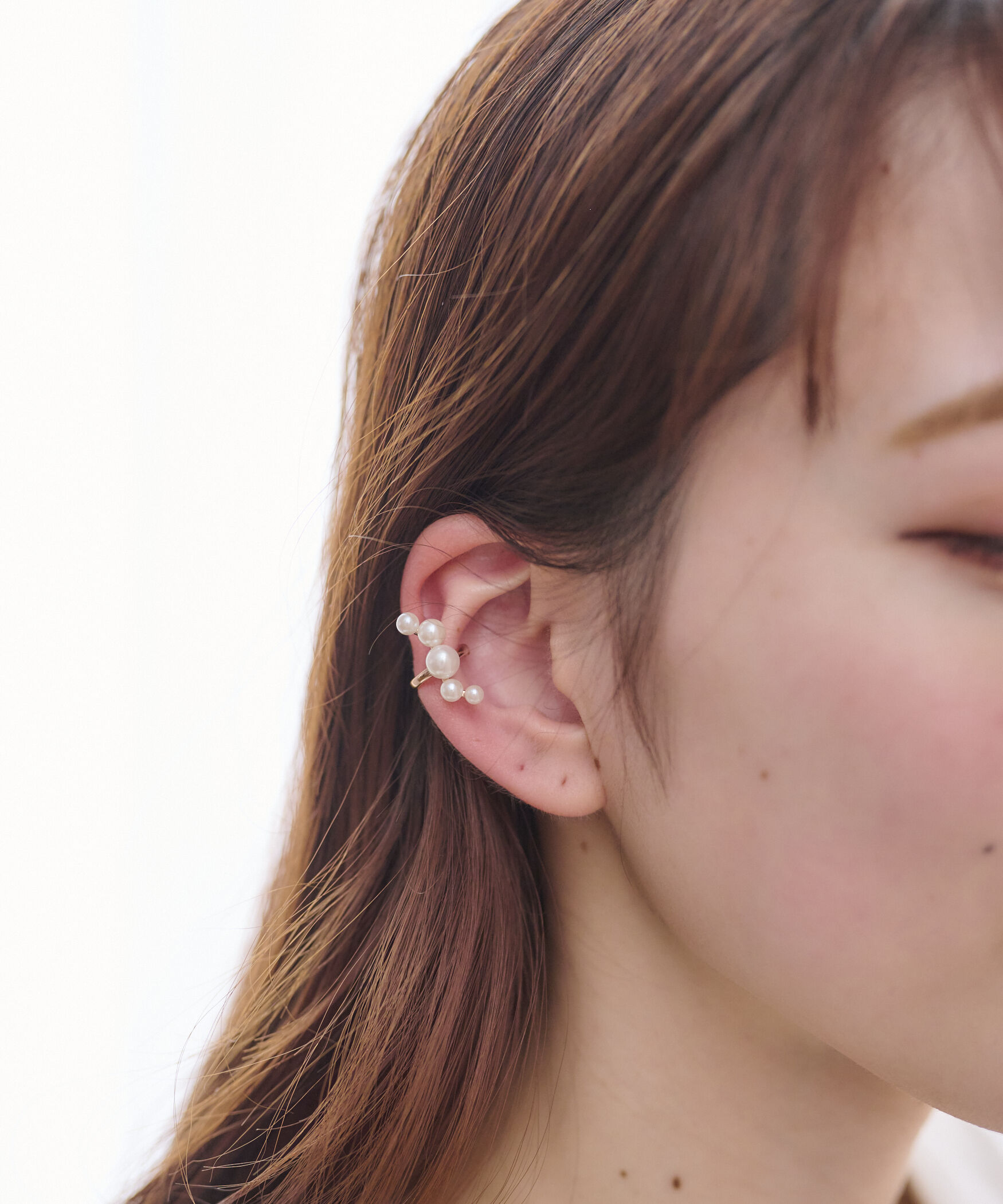 newme by Samantha Thavasa「ウェーブパールイヤーカフ」|イヤーカフ|