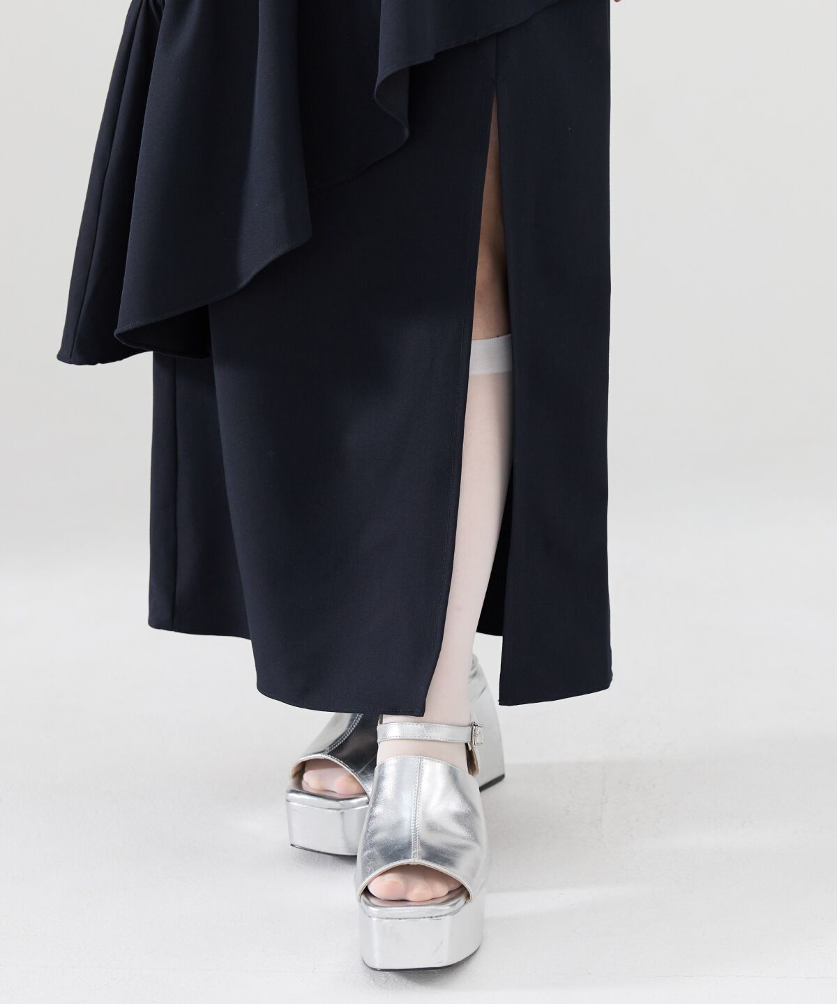 REDYAZEL「アシメフリルスカート」|フレア|