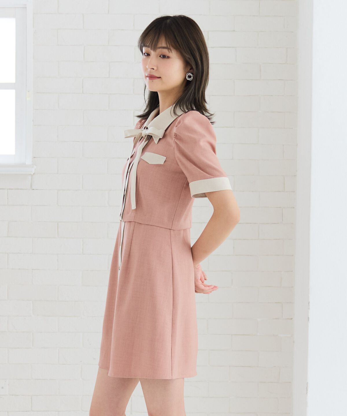 REDYAZEL「2WAYバイカラーミニワンピース」|ワンピース|