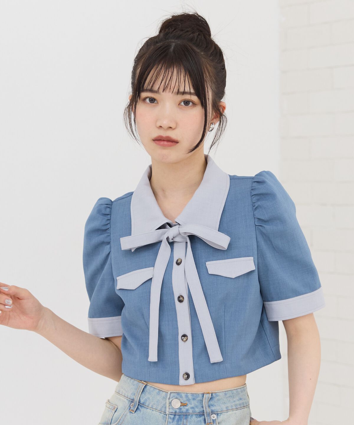 REDYAZEL「2WAYバイカラーミニワンピース」|ワンピース|