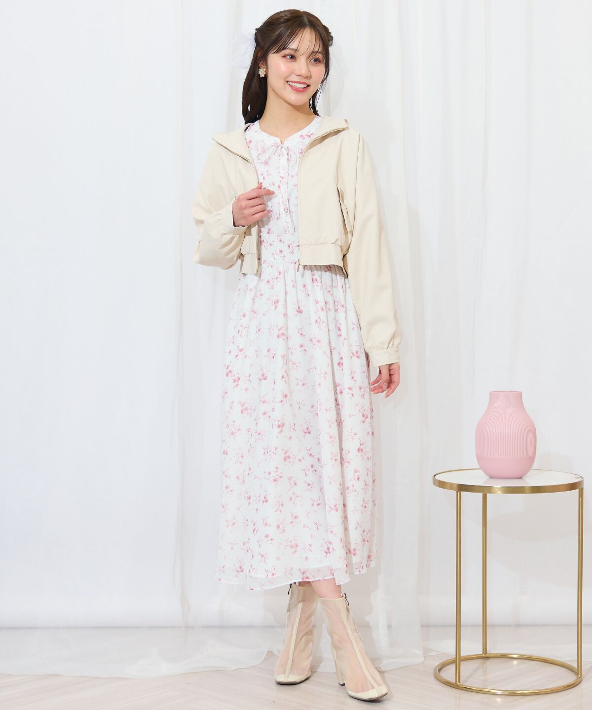 WILLSELECTION「リボンポケットブルゾン」|ブルゾン・スタジャン|