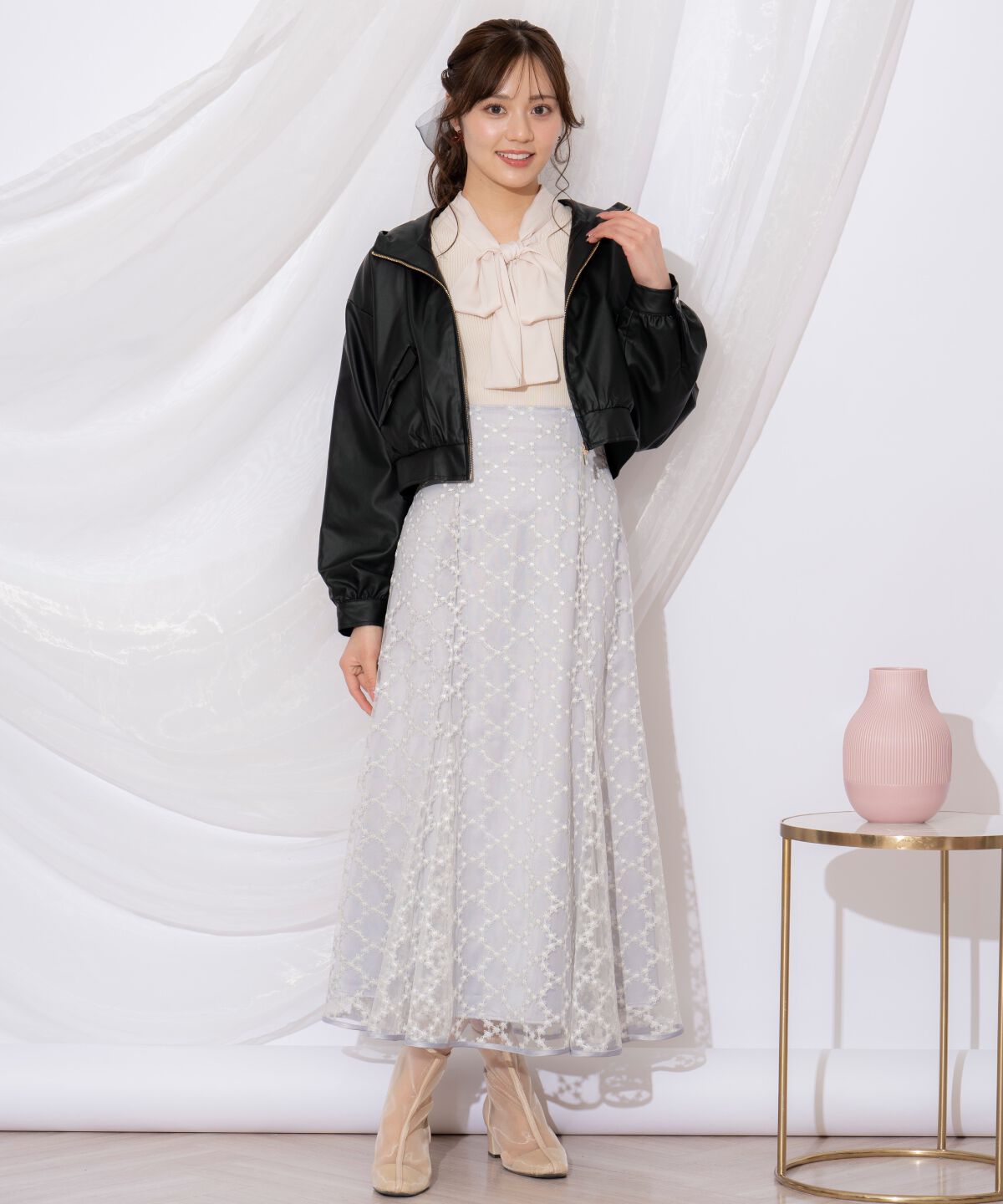 WILLSELECTION「リボンポケットブルゾン」|ブルゾン・スタジャン|