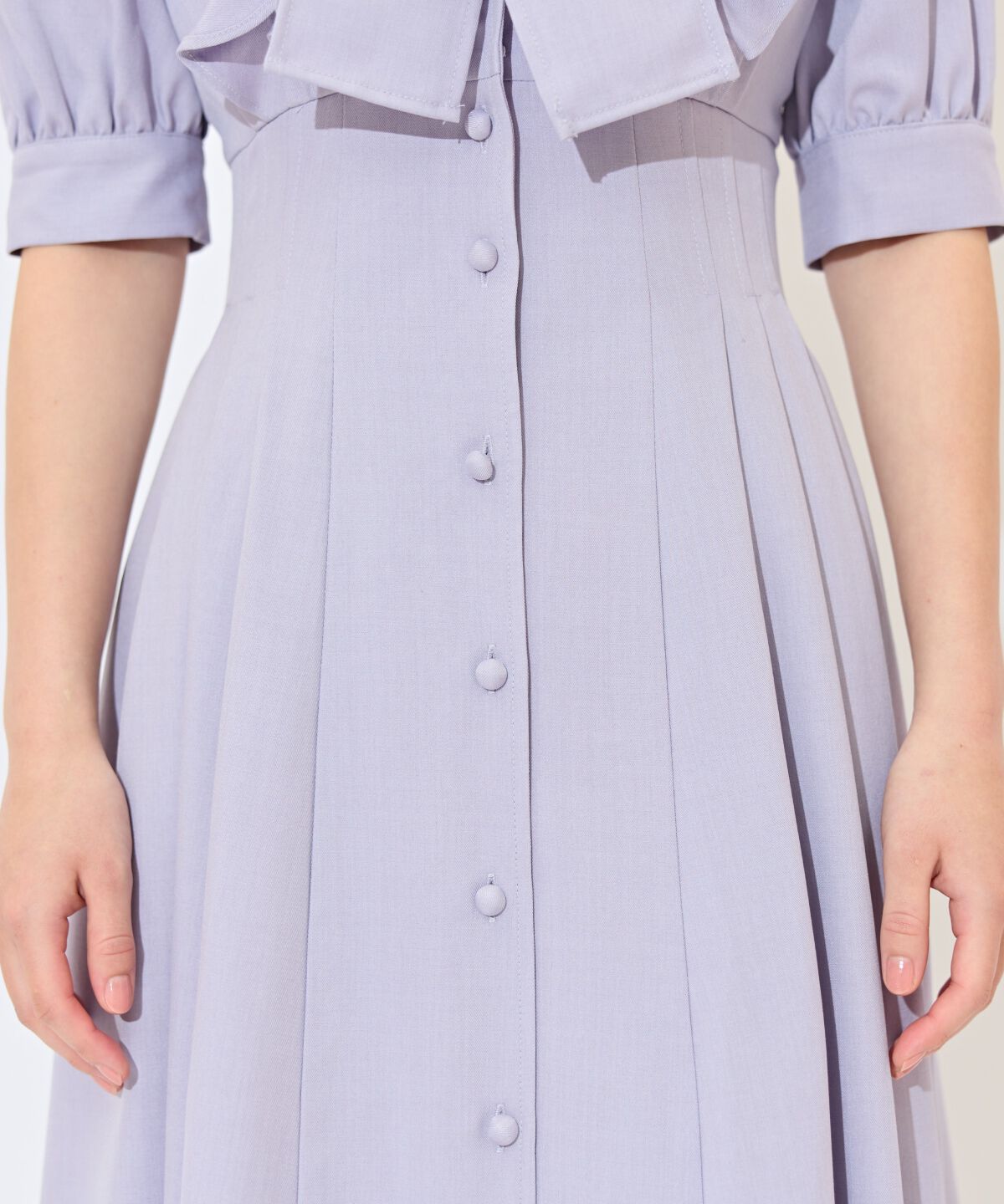 WILLSELECTION「ラッフルリボンタイシャツワンピース」|ワンピース|