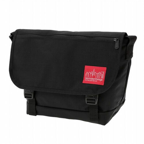Manhattan Portage「NY Messenger Bag JR Flap Zipper Pocket」|ショルダー・メッセンジャー|BLK