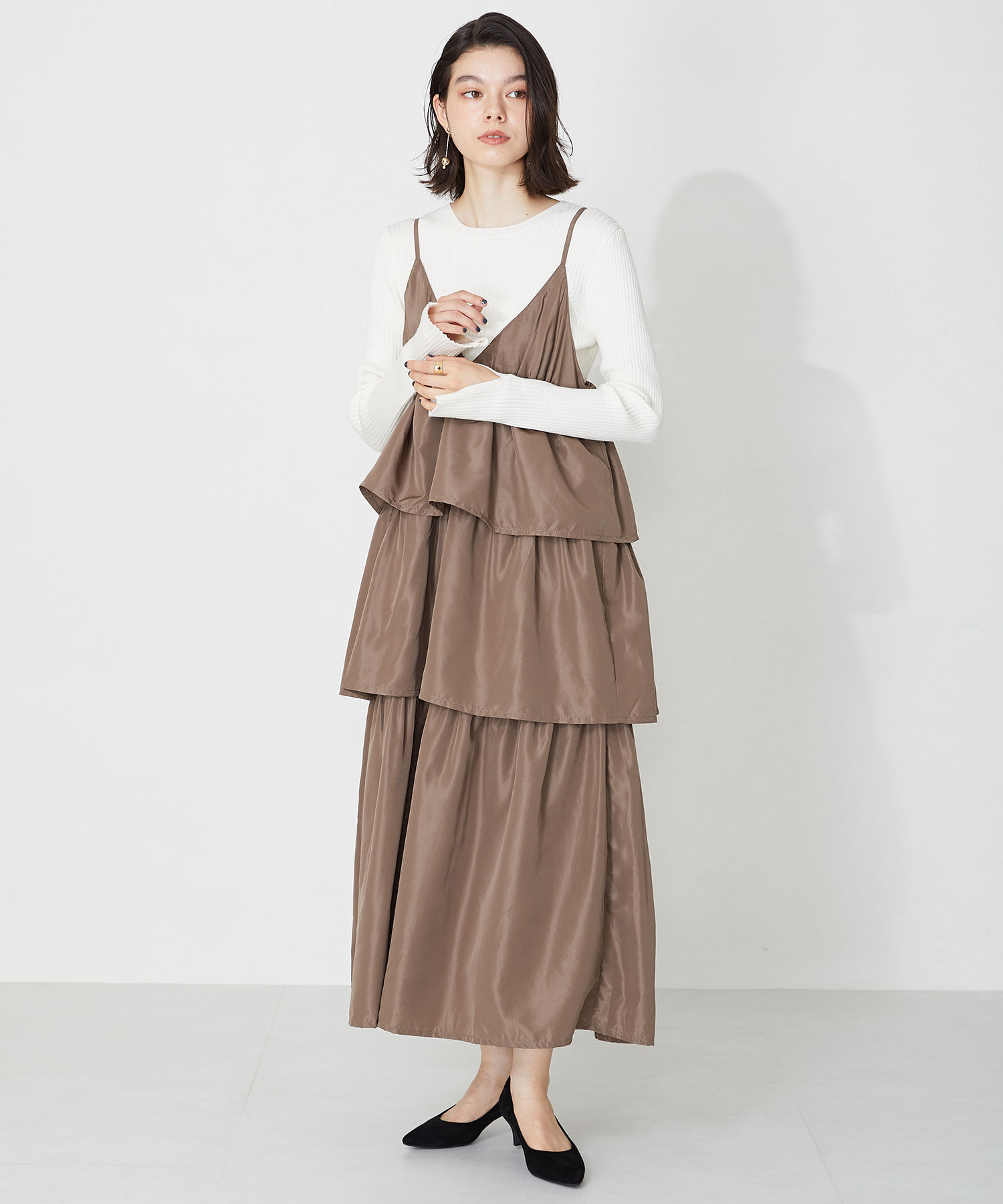 ORiental TRaffic「【跳べるパンプス/シリーズ累計１５０万足突破】ミドルヒール パンプス /R-3202 オフィス」|パンプス|