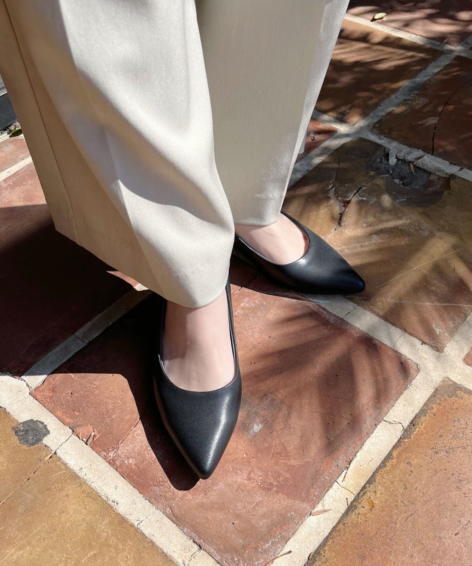 ORiental TRaffic「【跳べるパンプス/シリーズ累計１５０万足突破】ミドルヒール パンプス /R-3202 オフィス」|パンプス|