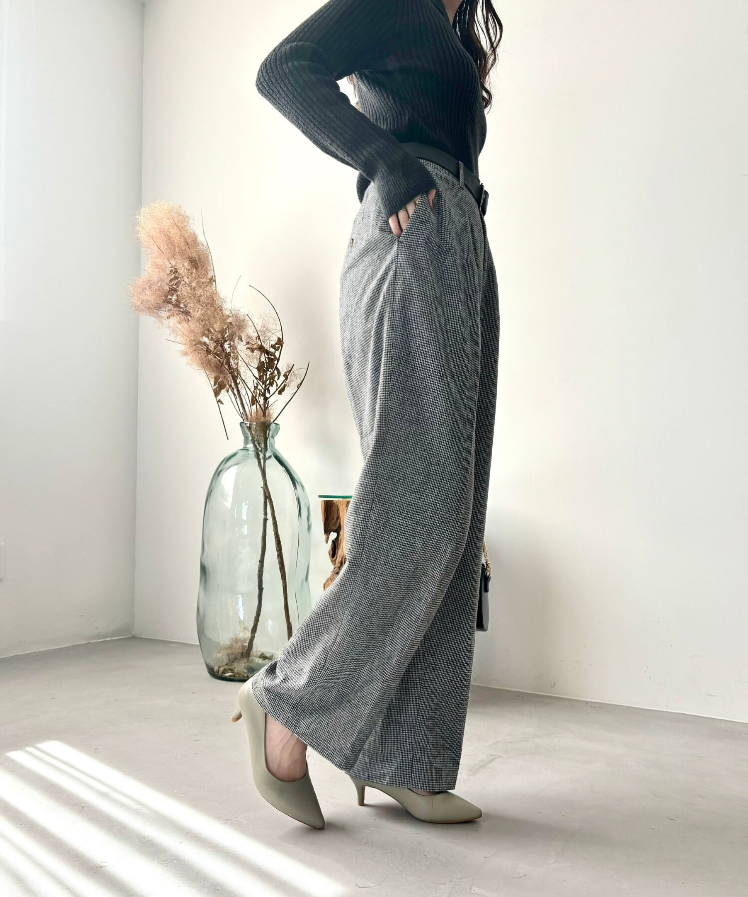 ORiental TRaffic「【跳べるパンプス/シリーズ累計１５０万足突破】ミドルヒール パンプス /R-3202 オフィス」|パンプス|