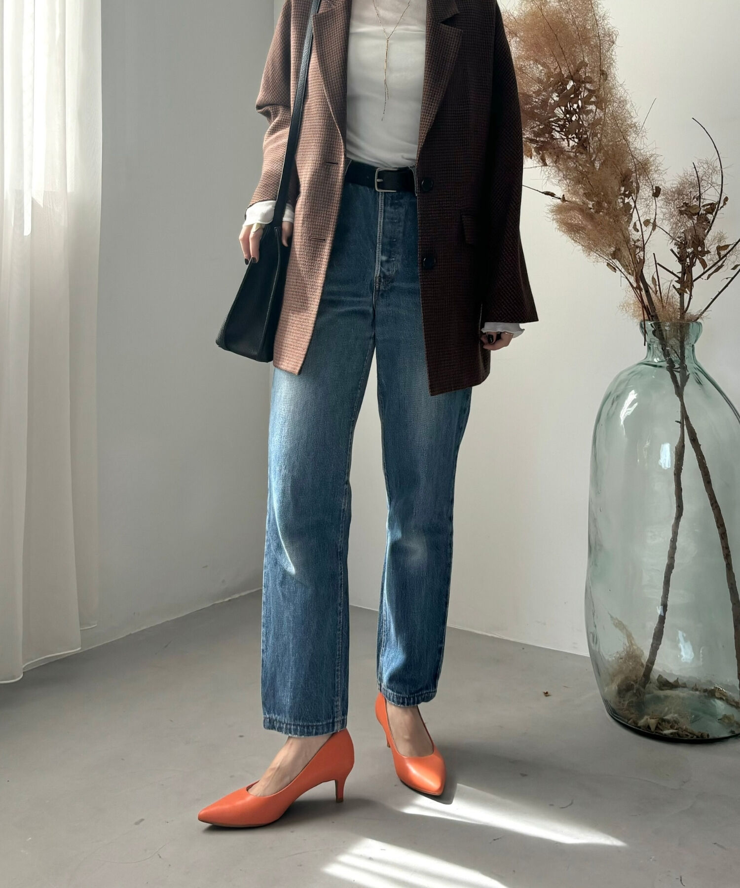 ORiental TRaffic「【跳べるパンプス/シリーズ累計１５０万足突破】ミドルヒール パンプス /R-3202 オフィス」|パンプス|