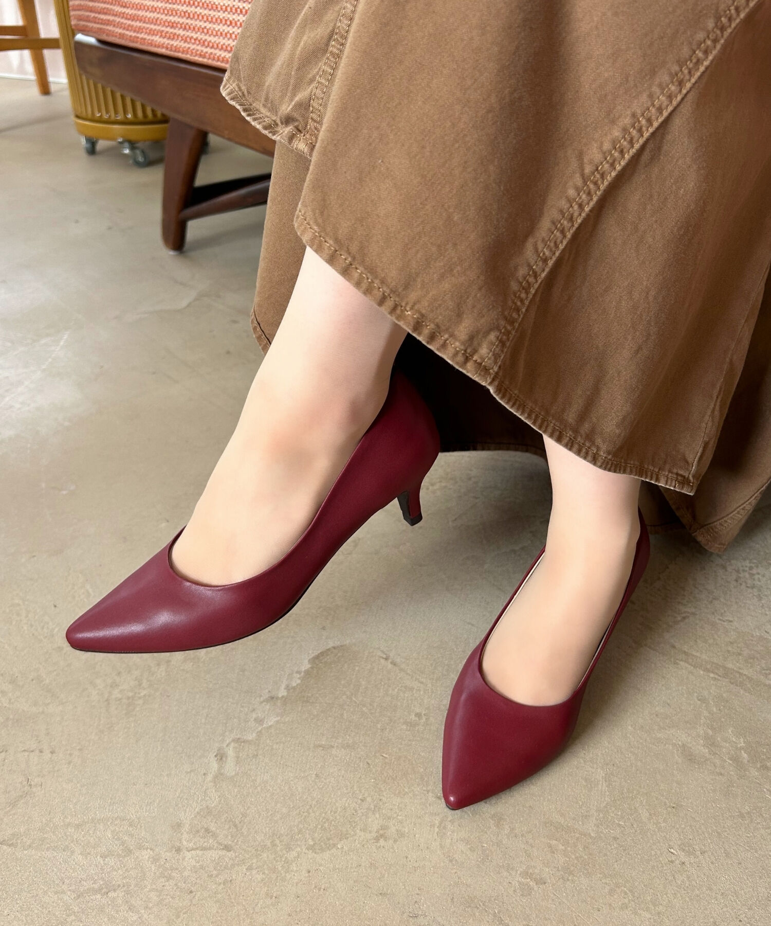 ORiental TRaffic「【跳べるパンプス/シリーズ累計１５０万足突破】ミドルヒール パンプス /R-3202 オフィス」|パンプス|