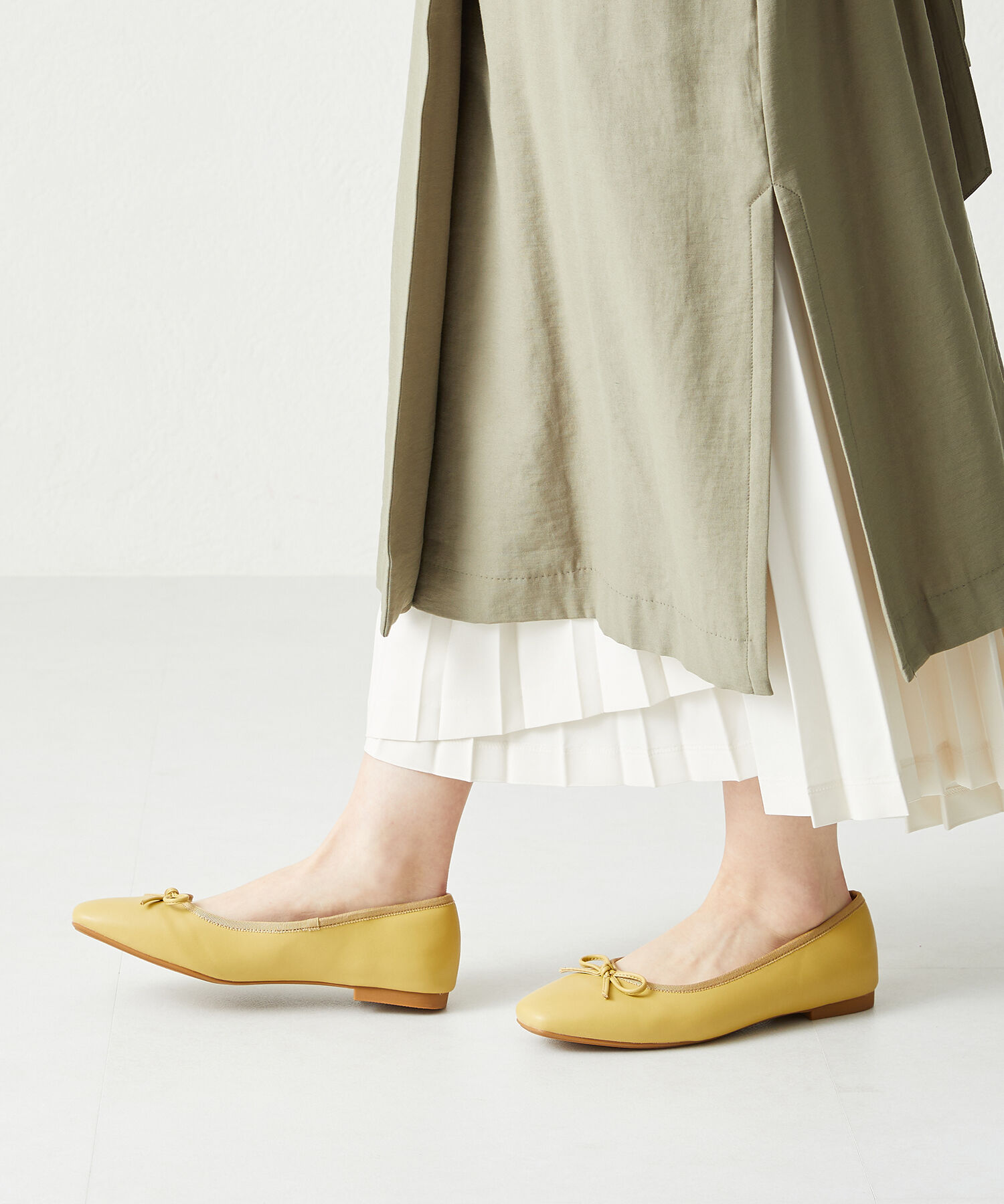 ORiental TRaffic「【跳べるパンプス/シリーズ累計１５０万足突破】 バレエ シューズ /R-3208 厚手クッション フラット」|パンプス|