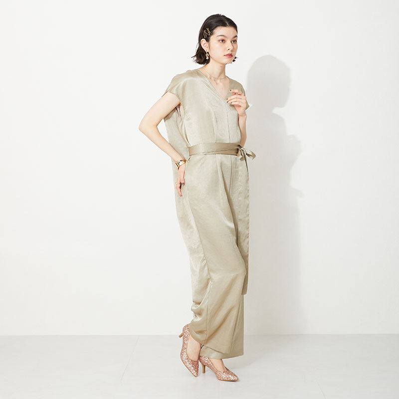 ORiental TRaffic「【オケージョン】ポインテッドトゥグリッターパンプス/R-2018 結婚式 パーティー 二次会」|パンプス|