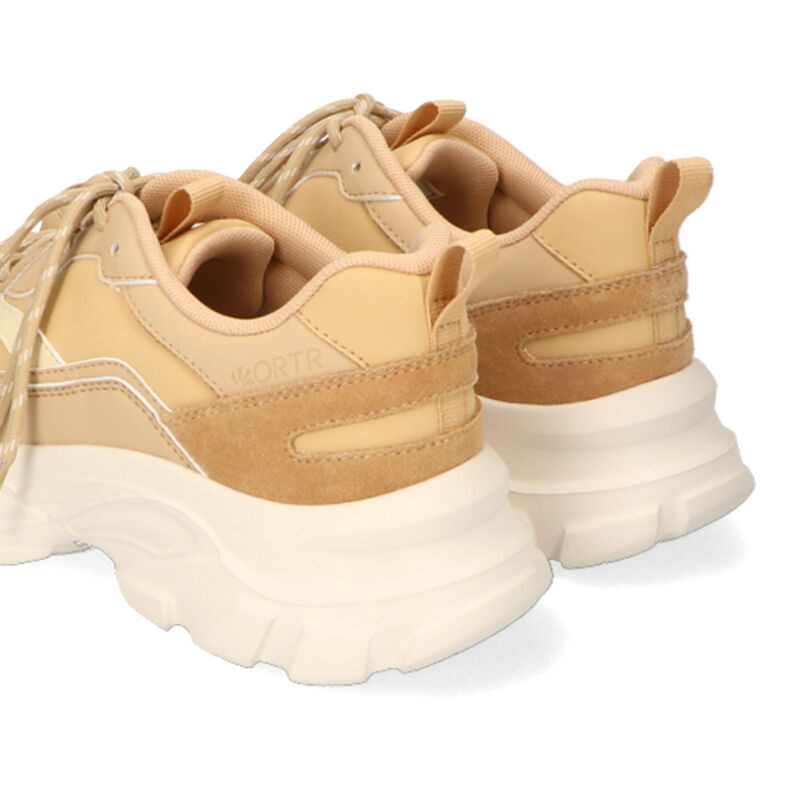 ORiental TRaffic「【アウトレット価格】ストライプシューレース厚底スニーカー/OT3728」|スニーカー|