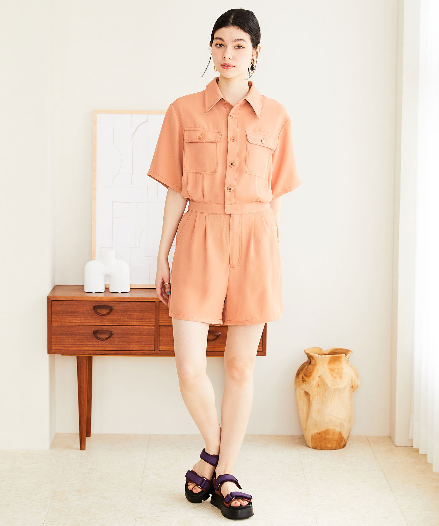 ORiental TRaffic「【アウトレット価格】厚底ナイロンベルトスポーツサンダル/OT3212 サンダル 厚底 スポサン 人気」|サンダル|