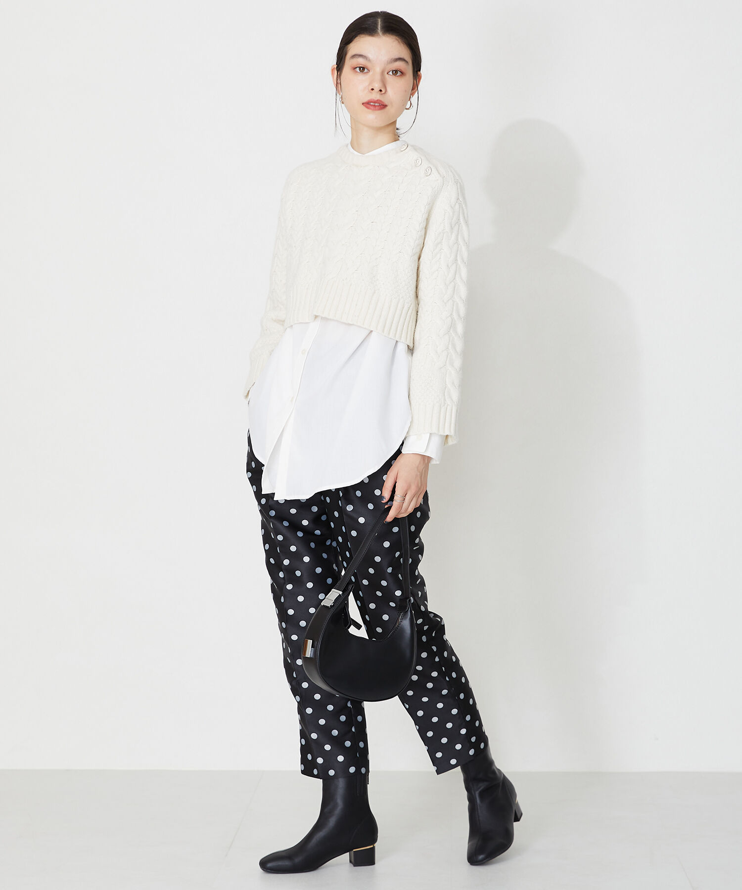 ORiental TRaffic「ソフトレザー メタリックライン ブーツ /31409 柔らかい 履き口に隠しゴム付き」|ショートブーツ|