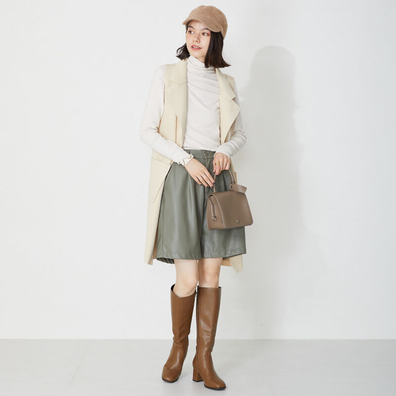 ORiental TRaffic「スクエアトゥヒールロングブーツ/31503」|ロングブーツ|