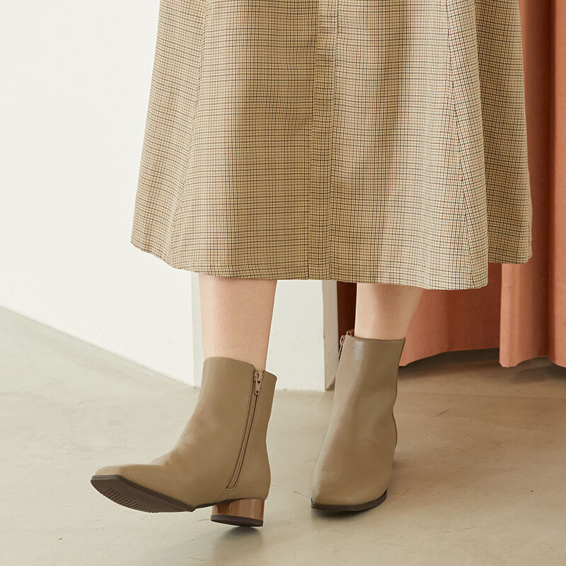 WA Oriental TRaffic「スクエアトゥラウンドヒールブーツ/32409」|ショートブーツ|