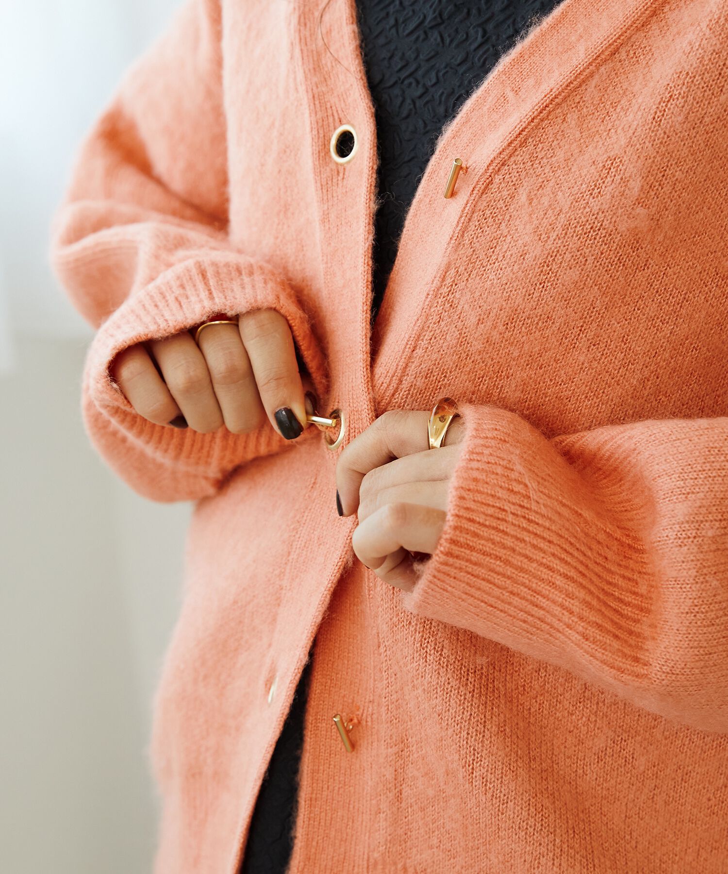 ORiental TRaffic「Vネックニットカーディガン/MO33N02」|ニット・セーター|