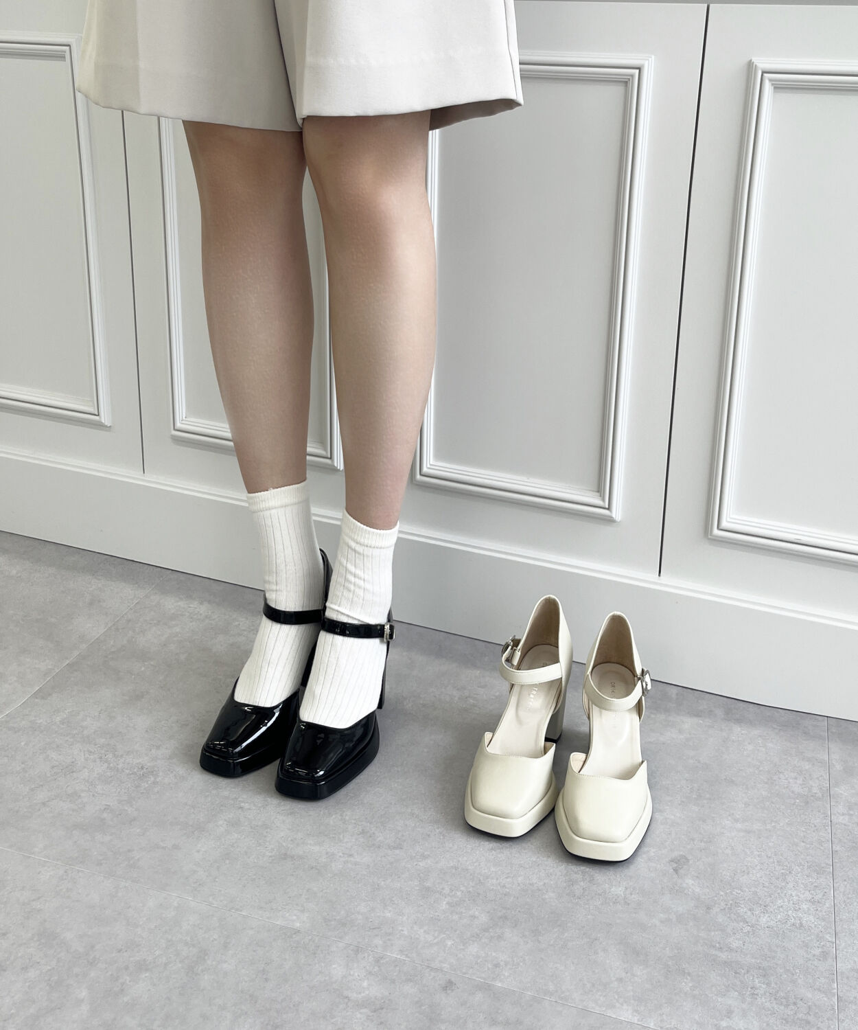 ORiental TRaffic「フレア ソール セパレート パンプス /41111」|パンプス|