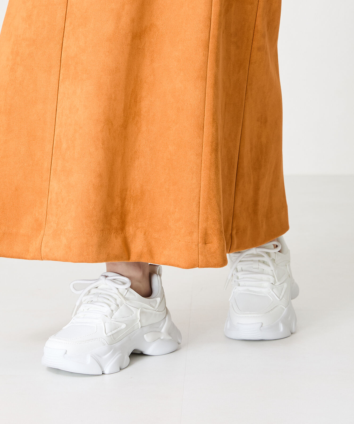 ORiental TRaffic「【トレンド】フレアソールシューレーススニーカー/OT3735 スニーカー 人気 売れてる スポーティー」|スニーカー|