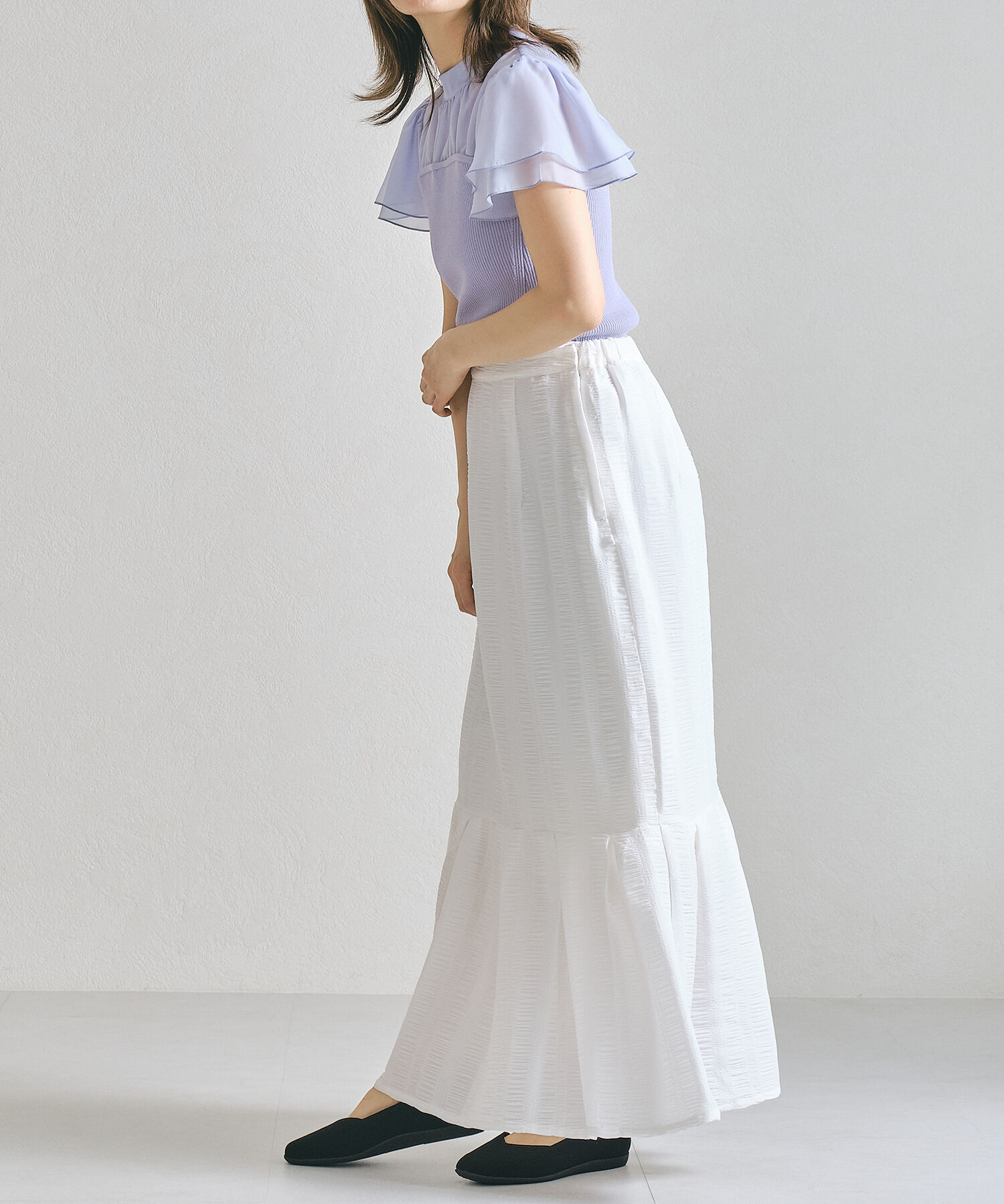 ORiental TRaffic「【洗濯OK】 ニット パンプス /R-3215 軽量 フラット ニット 通気性 柔らかい」|パンプス|