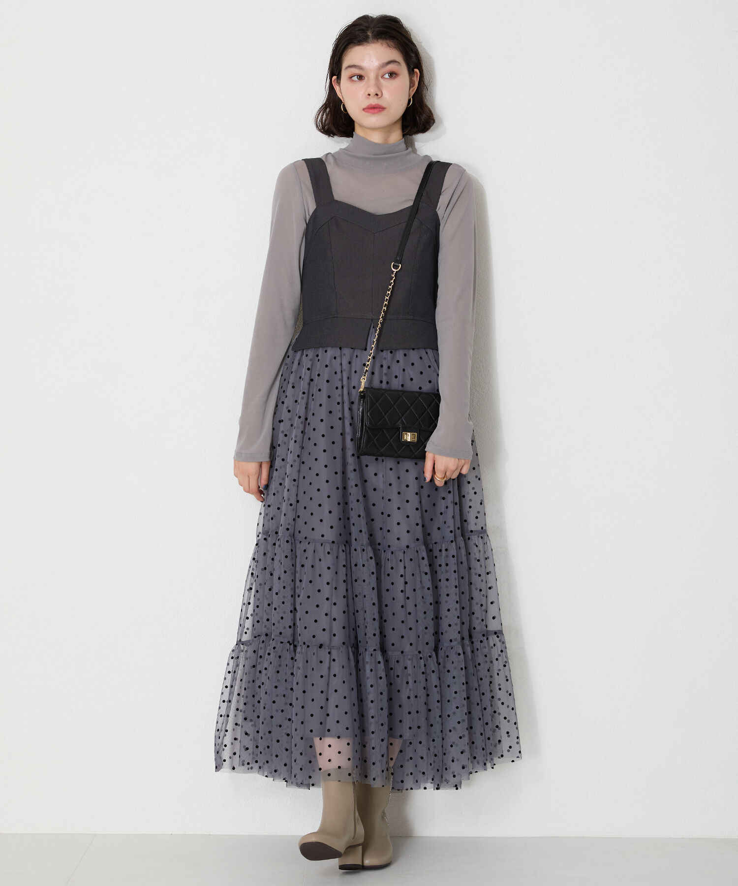 WA Oriental TRaffic「ラインストーン 切替 ショート ブーツ /42404」|ショートブーツ|