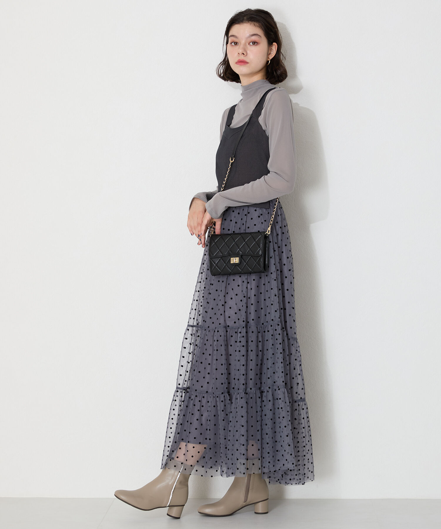 WA Oriental TRaffic「ラインストーン 切替 ショート ブーツ /42404」|ショートブーツ|