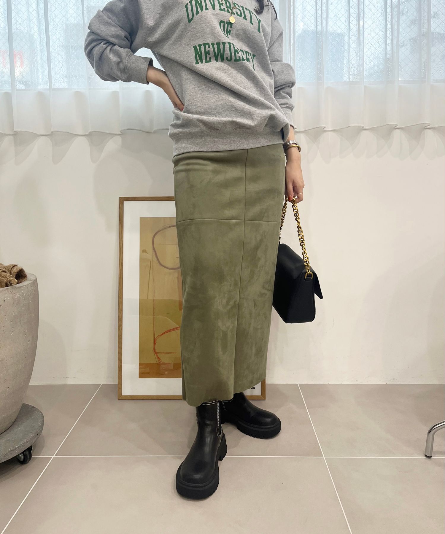 ORiental TRaffic「カラー ステッチ サイドゴア ブーツ /41408」|ショートブーツ|