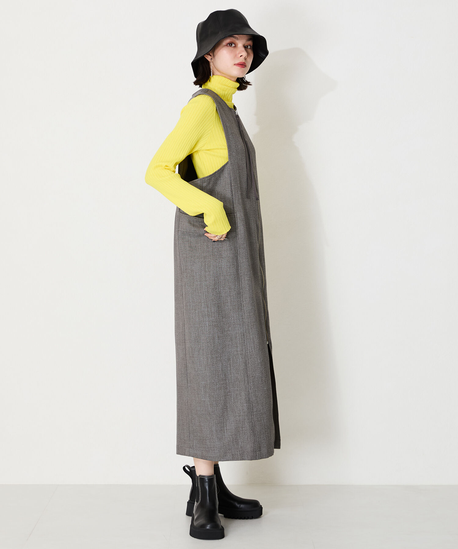 ORiental TRaffic「カラー ステッチ サイドゴア ブーツ /41408」|ショートブーツ|