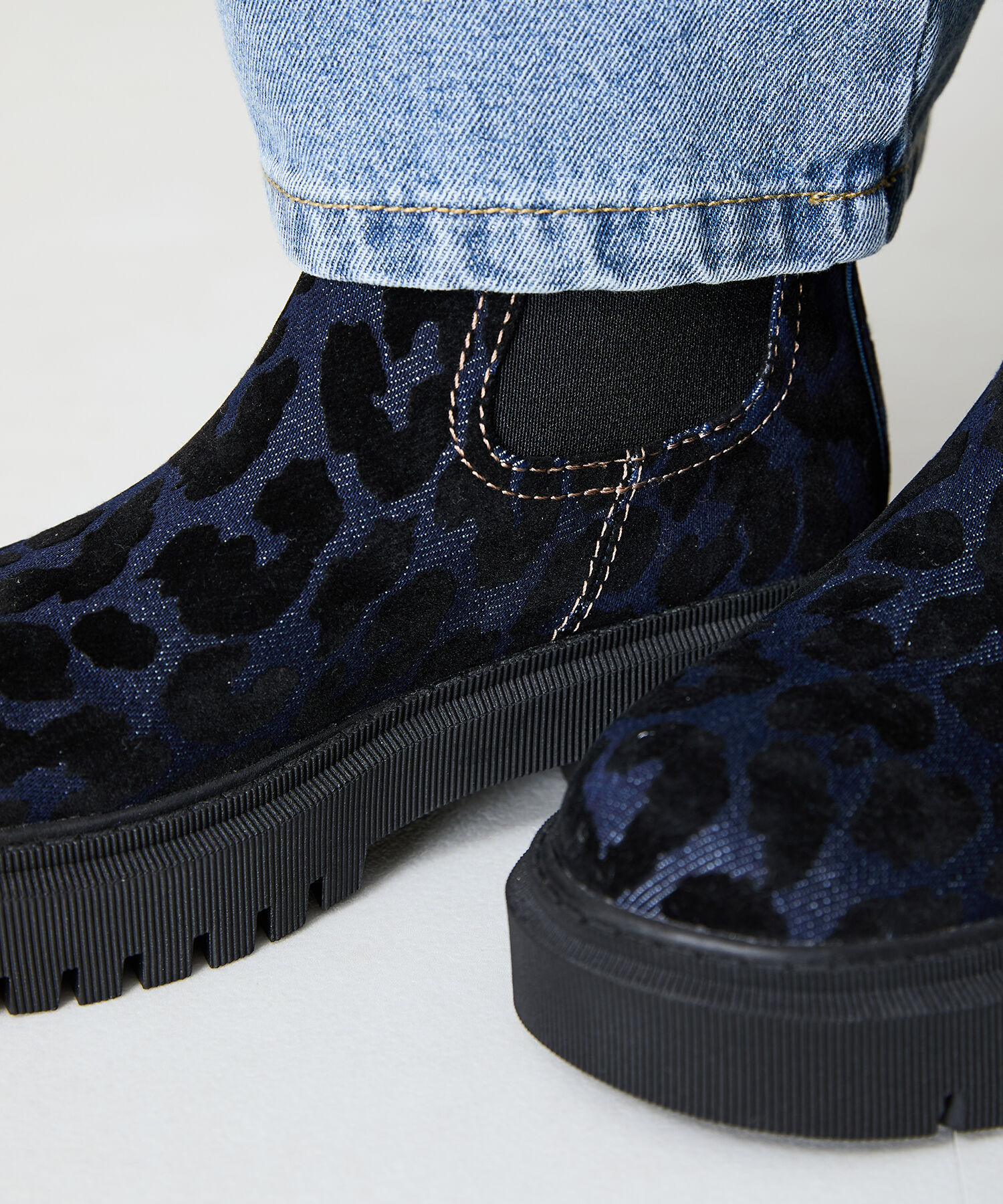 ORiental TRaffic「カラー ステッチ サイドゴア ブーツ /41408」|ショートブーツ|