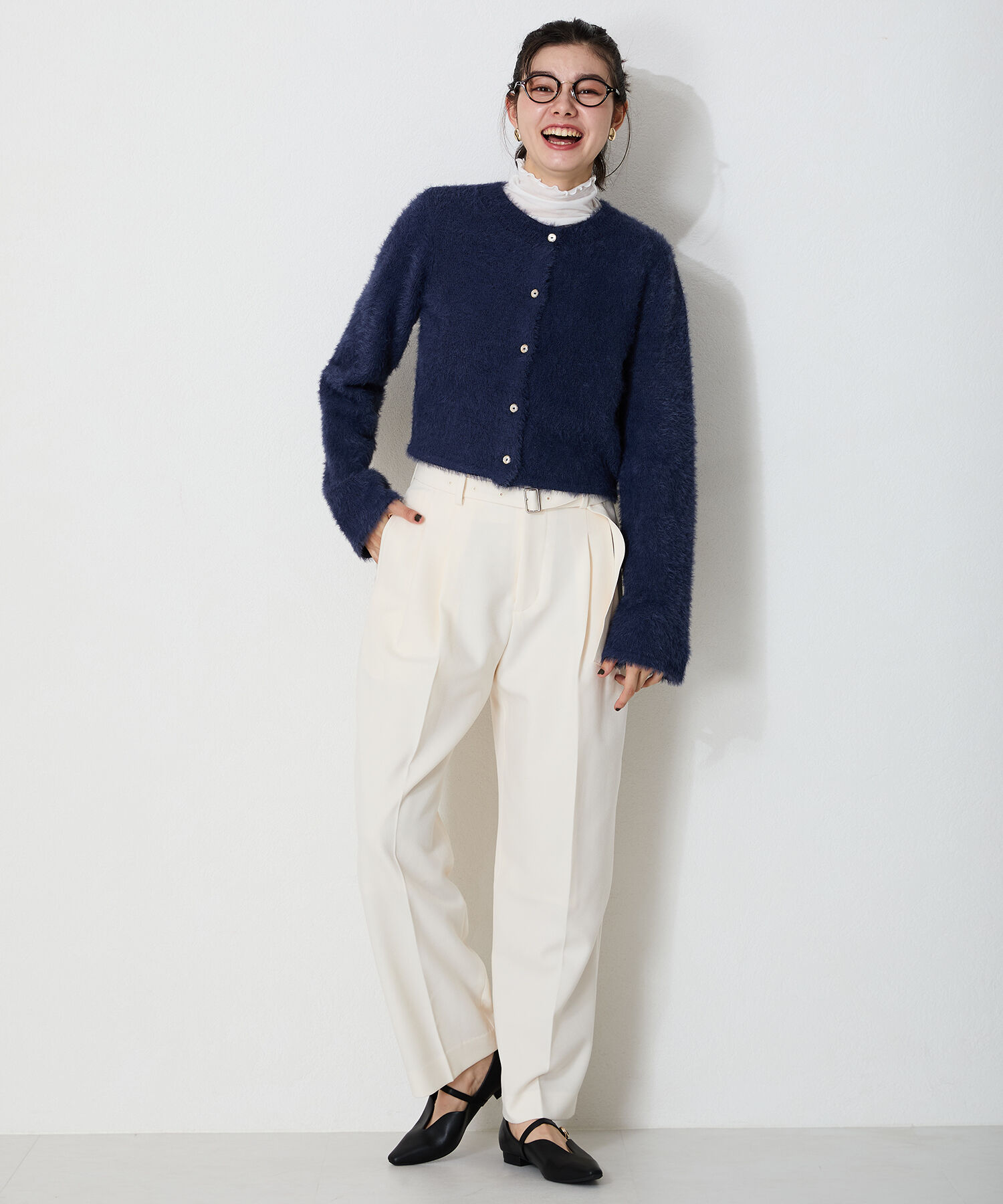 ORiental TRaffic「ベルト デザイン フラットパンプス /45302  ベーシック  シンプル ストラップパンプス」|パンプス|