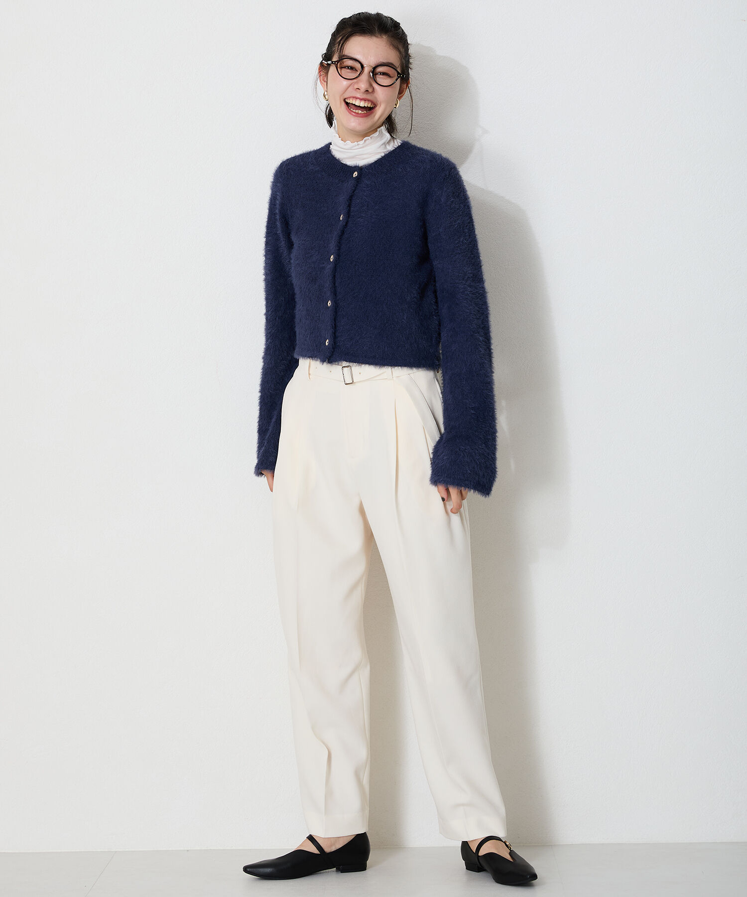 ORiental TRaffic「ベルト デザイン フラットパンプス /45302  ベーシック  シンプル ストラップパンプス」|パンプス|