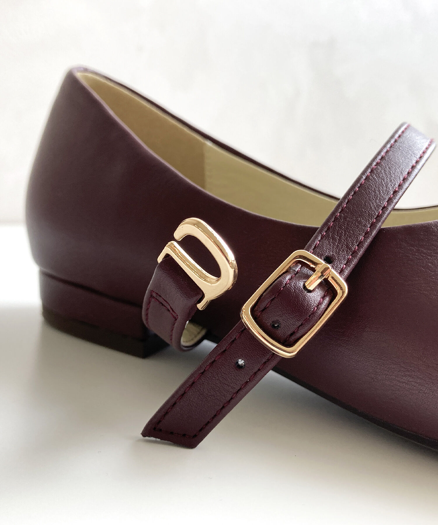 ORiental TRaffic「ベルト デザイン フラットパンプス /45302  ベーシック  シンプル ストラップパンプス」|パンプス|