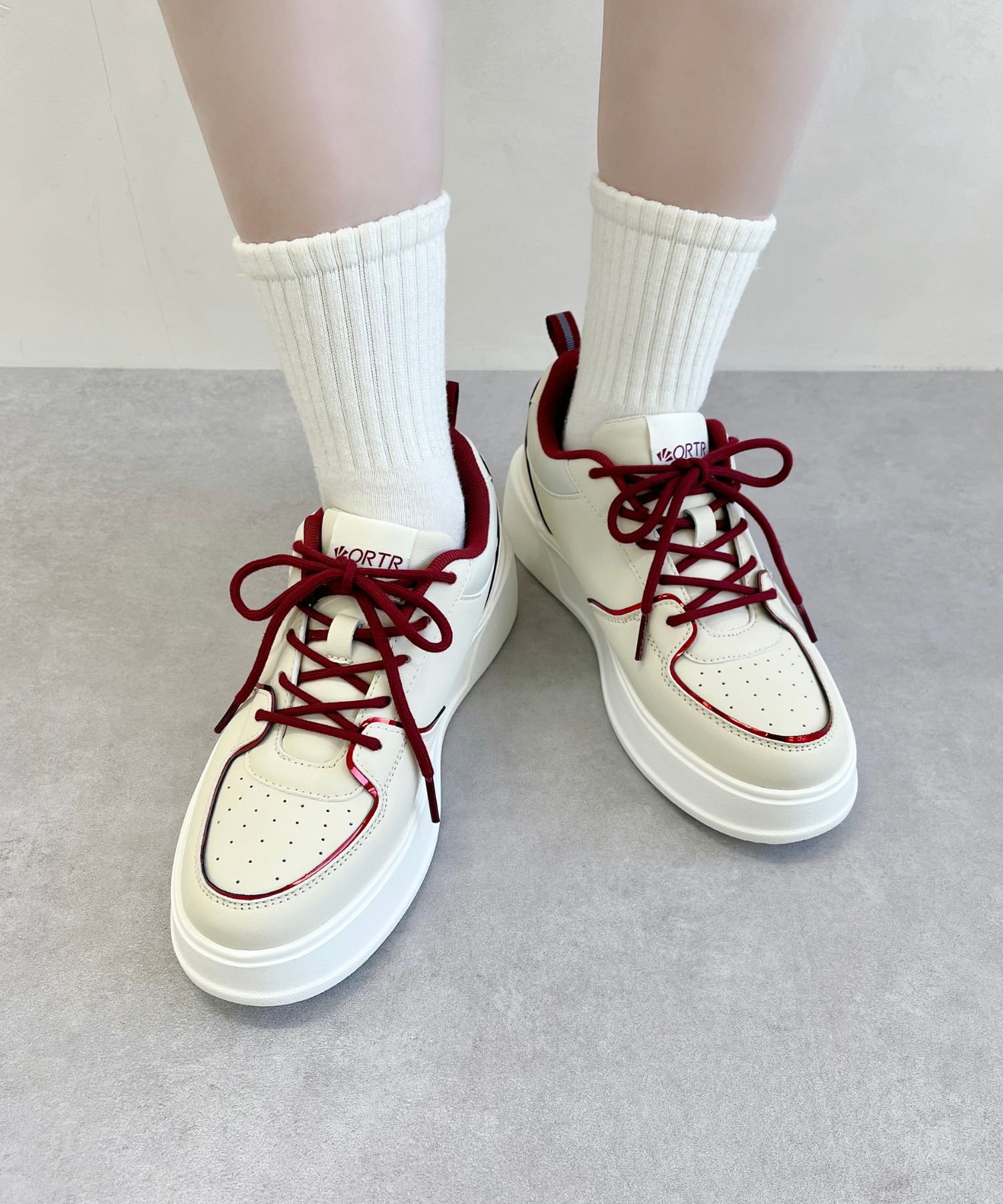 ORiental TRaffic「【新色追加】バイカラー ボリュームソール スニーカー /OT3750 厚底  クッション 軽量」|スニーカー|