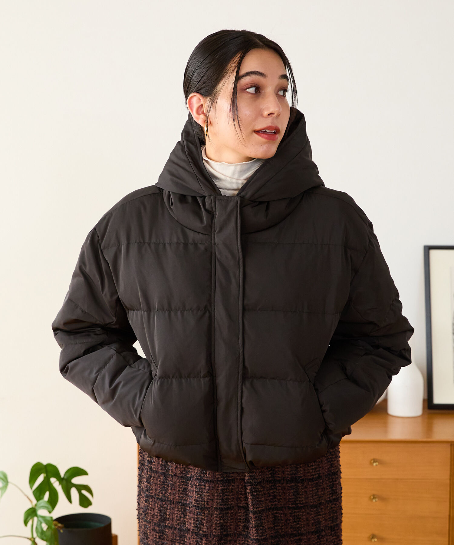 ORiental TRaffic「フーディー ダウン ジャケット /MO43D03」|ダウン|