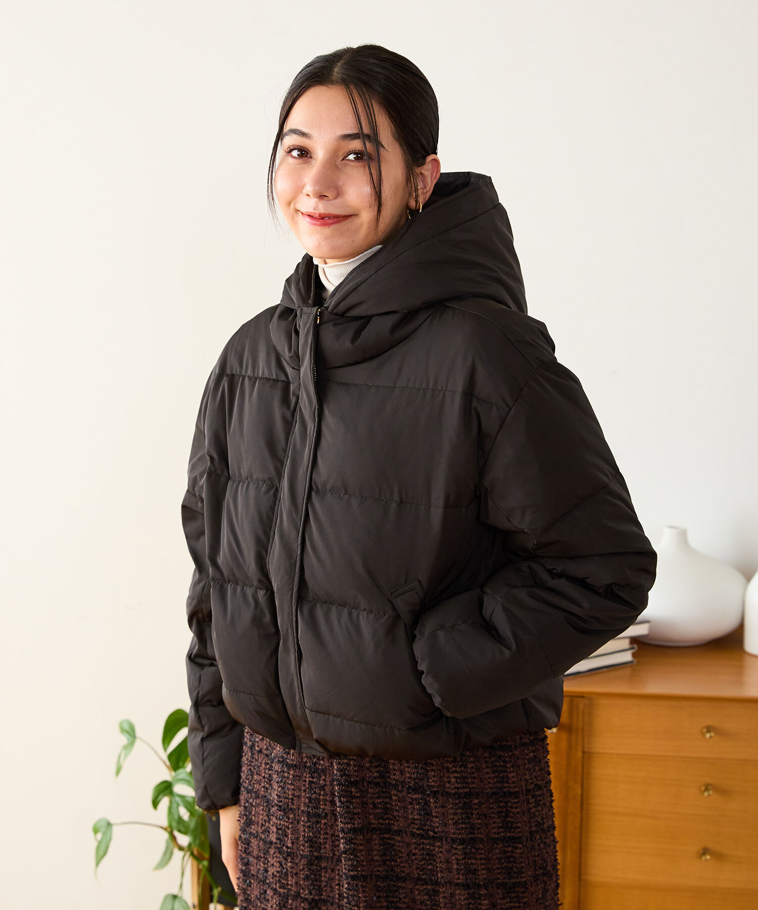 ORiental TRaffic「フーディー ダウン ジャケット /MO43D03」|ダウン|