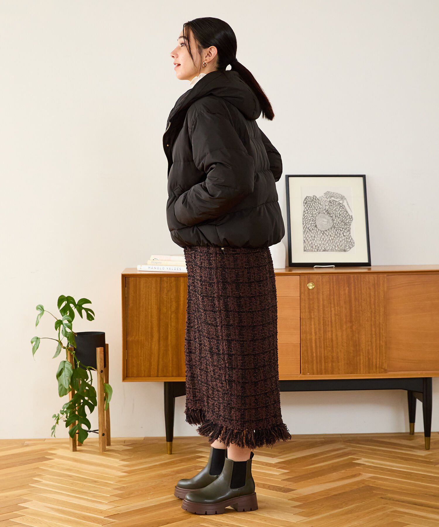 ORiental TRaffic「フーディー ダウン ジャケット /MO43D03」|ダウン|